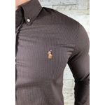 Camisa manga Longa PRL marrom