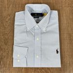 Camisa Manga Longa PRL Xadrez Azul 
