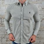 Camisa Manga Longa PRL Micro Xadrez⭐