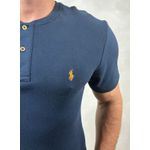 Camiseta Henley PRL Azul Marinho