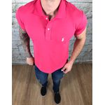 Polo PRL Rosa logo Azul bebe⭐