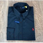 Camisa manga Longa PRL Preto detalhado
