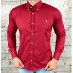 Camisa Manga Longa PRL Vermelho⭐
