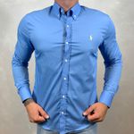 Camisa Manga Longa PRL Azul ⭐