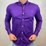 Camisa Manga Longa PRL Roxo⭐