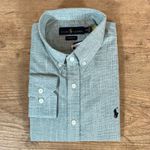 Camisa Manga Longa Linho PRL Verde