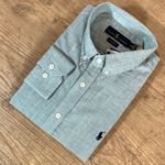 Camisa Manga Longa Linho PRL Verde