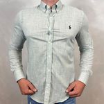 Camisa Manga Longa Linho PRL Verde