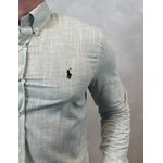 Camisa Manga Longa Linho PRL Verde