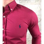 Camisa Manga Longa PRL Vinho