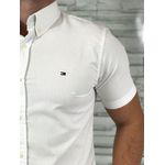 Camisa Manga curta TH branco liso