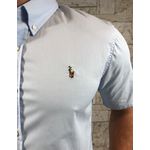 Camisa Manga curta PRL Azul Bebe⭐