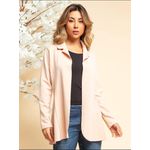 Blazer Neoprene Longo Rosa