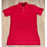 Polo PRL Vermelho Logo Preto 