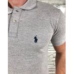 Polo PRL cinza logo preto Dfc
