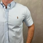 Camisa Manga Curta PRL Azul