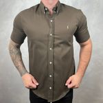 Camisa Manga Curta PRL Marrom ⭐
