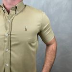 Camisa Manga Curta PRL Caqui ⭐