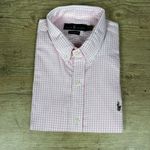 Camisa Manga Curta Xadrez PRL Rosa