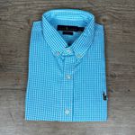 Camisa Manga Curta PRL Xadrez Azul