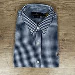 Camisa Manga Curta PRL Xadrez Azul
