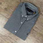 Camisa Manga Curta PRL Xadrez Preto