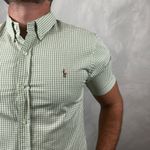 Camisa Manga Curta Xadrez PRL Verde