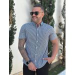 Camisa Manga Curta PRL Xadrez Preto 