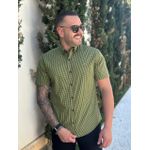 Camisa Manga Curta PRL Xadrez Verde