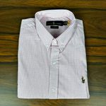 Camisa Manga Curta PRL Xadrez Rosa 