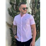Camisa Manga Curta PRL Xadrez Rosa 