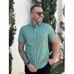 Camisa Manga Curta PRL Xadrez Verde