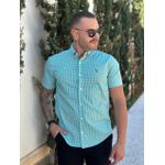 Camisa Manga Curta PRL Xadrez Verde