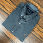 Camisa Manga Curta Ralph L. - Oxford - Cinza