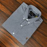 Camisa Manga Curta PRL Xadrez Azul
