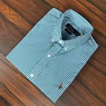 Camisa Manga Curta PRL Xadrez Verde