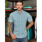 Camisa Manga Curta PRL Xadrez Verde
