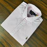 Camisa Manga Curta PRL Xadrez Rosa