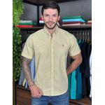 Camisa Manga Curta PRL Xadrez Amarelo