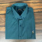 Camisa Manga Curta PRL Xadrez Verde