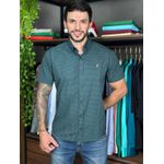 Camisa Manga Curta PRL Xadrez Verde