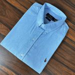 Camisa Manga Curta PRL Azul