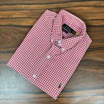 Camisa Manga Curta PRL Xadrez Vermelho