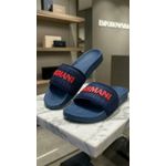 Chinelo Slide Armani Azul.⭐