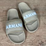 Chinelo Slide Armani Bege