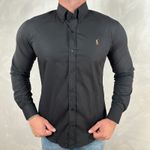 Camisa Manga Longa PRL Preto⭐