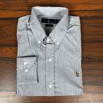 Camisa Manga Longa PRL Cinza. 