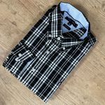 Camisa Manga Longa TH Xadrez preto⭐