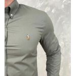 Camisa Manga Longa PRL Cinza⭐