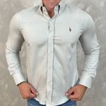 Camisa Manga Longa PRL Cinza ⭐